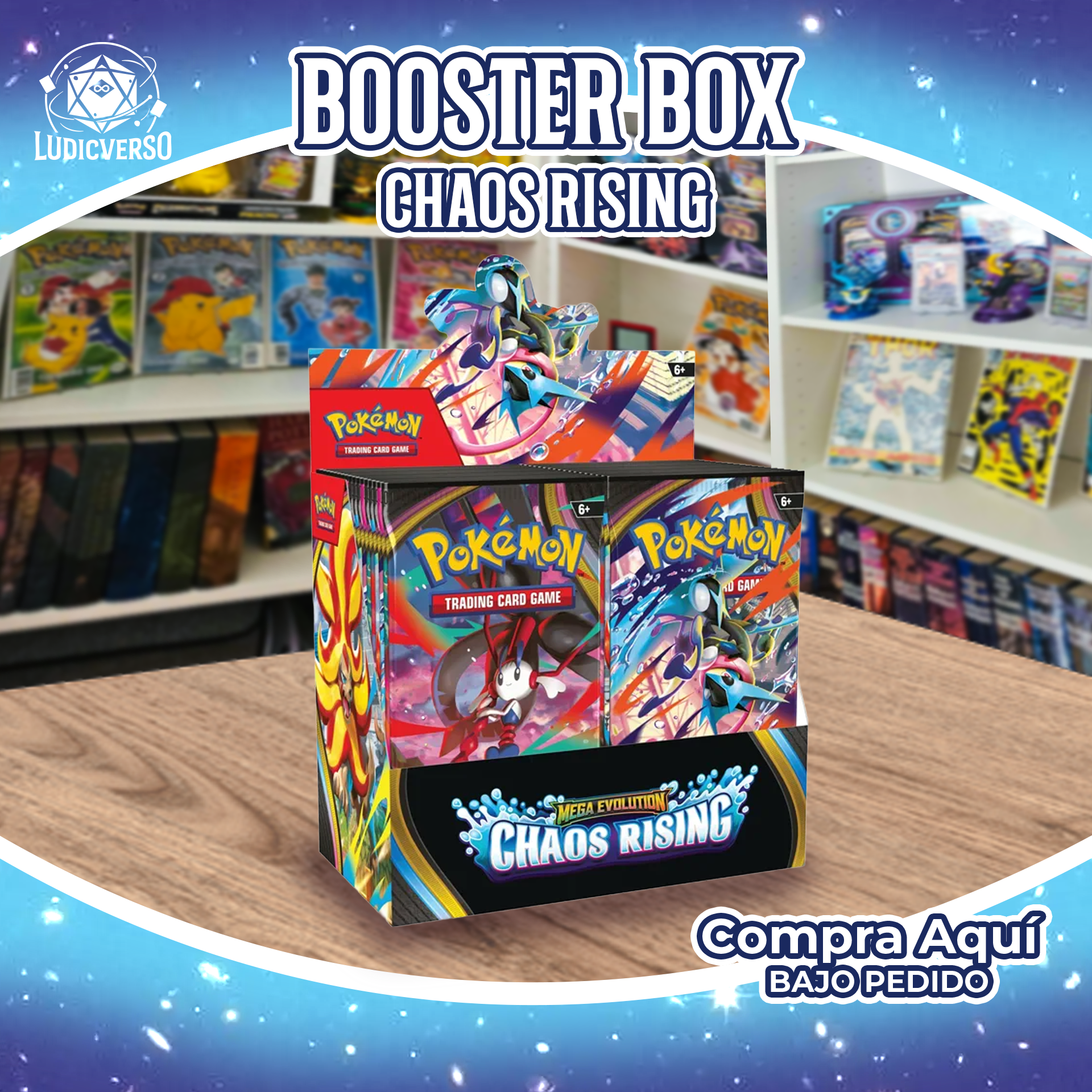 Mega Evolution: Chaos Rising Booster Box Pokémon TCG ENG