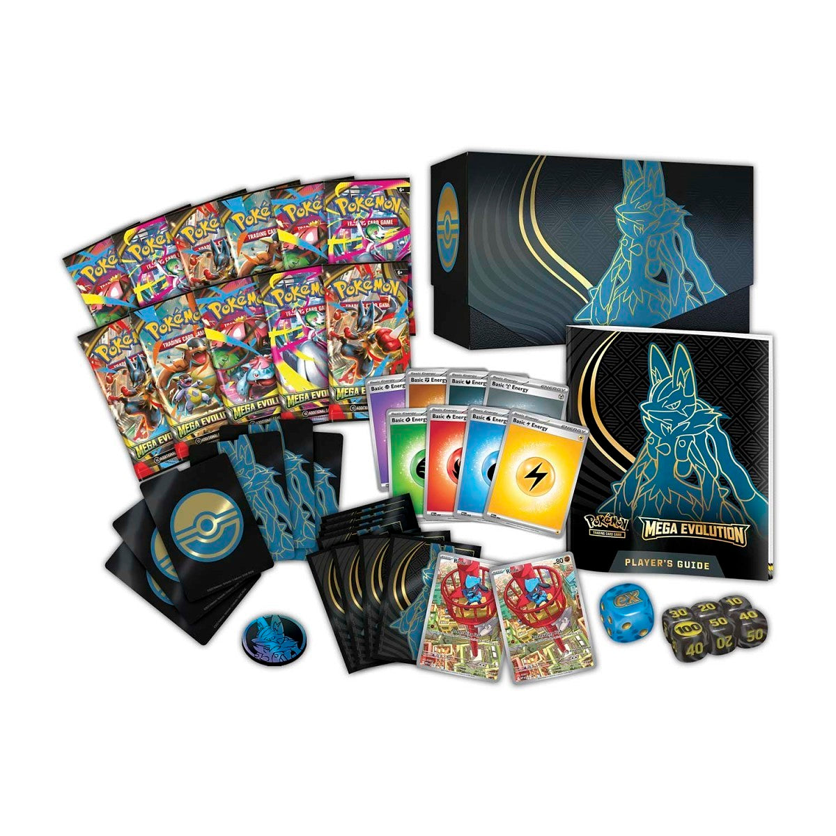Elite Trainer Box de Mega Evolution (Lucario) Pokémon TCG ENG