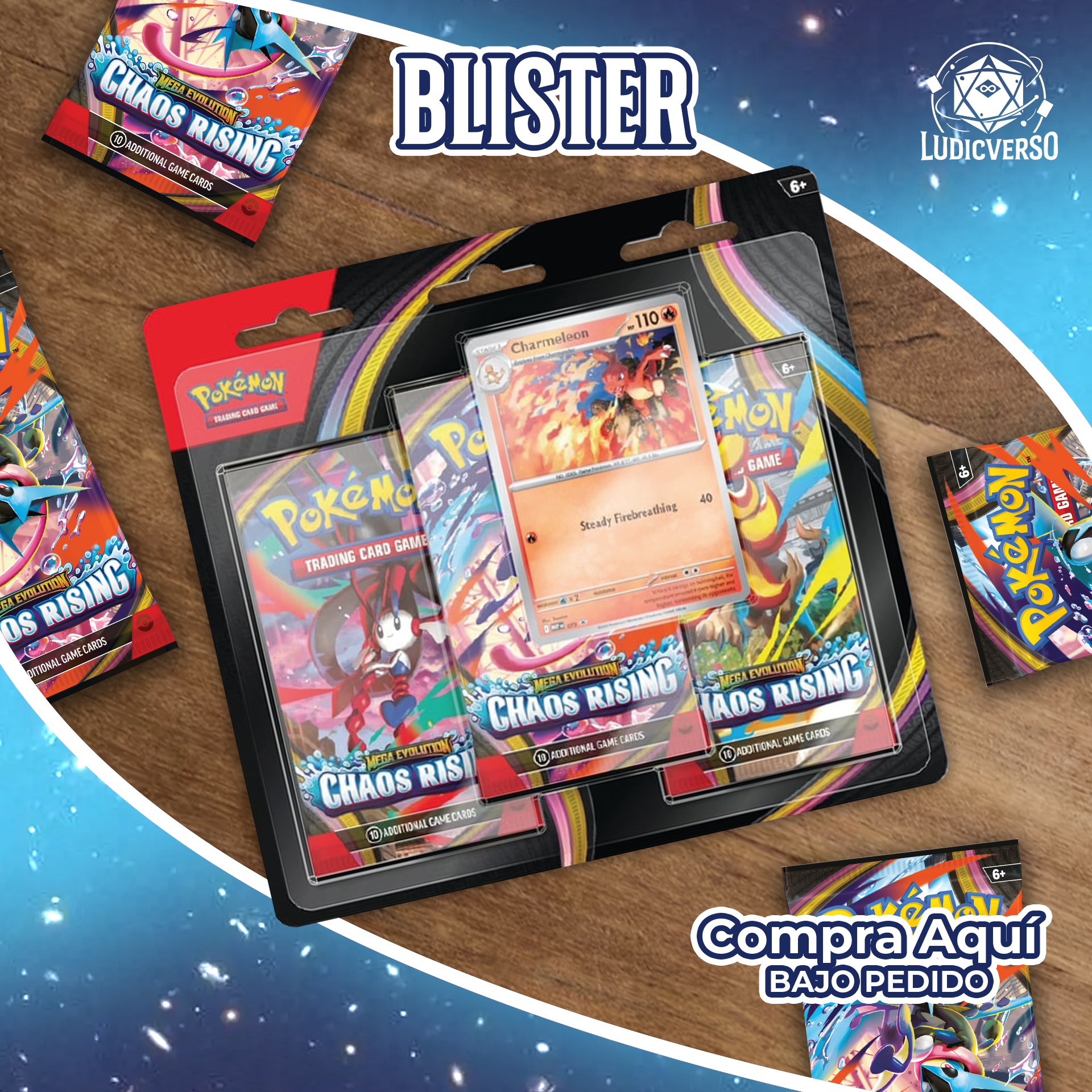 Mega Evolution: Chaos Rising blister de Charmeleon ENG