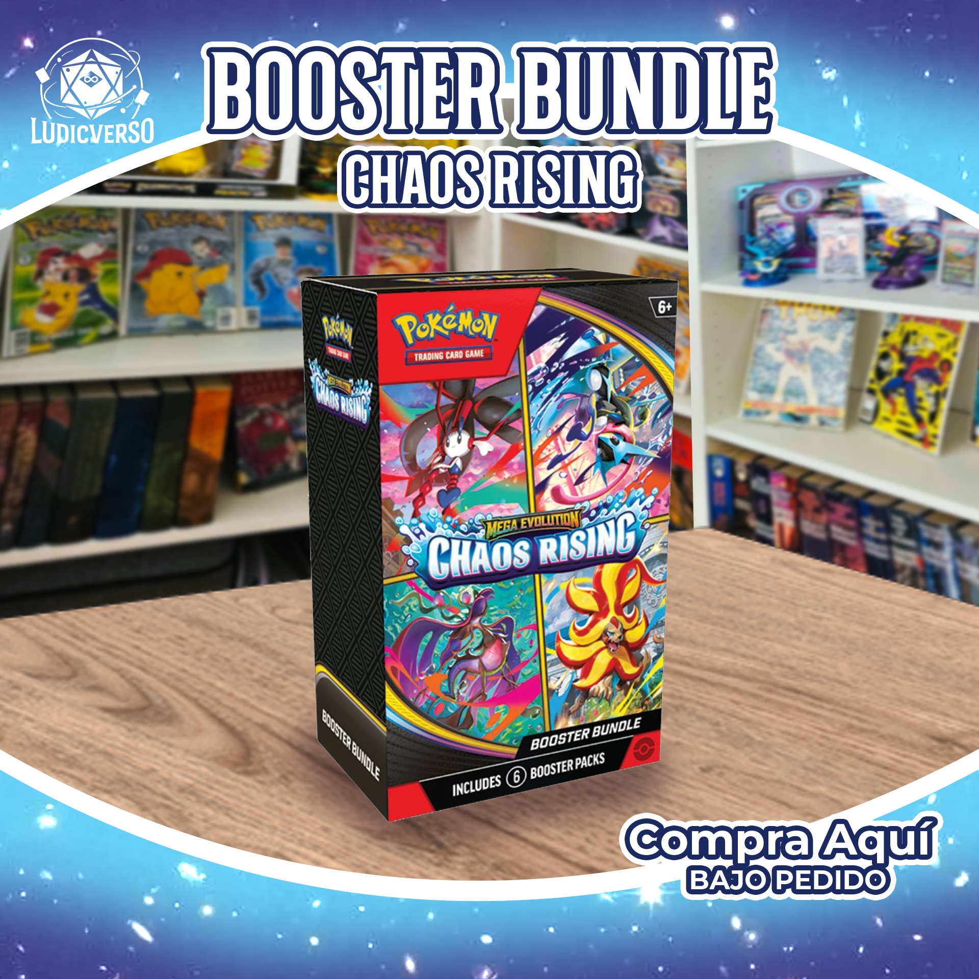 Mega Evolution: Chaos Rising Booster Bundle ENG